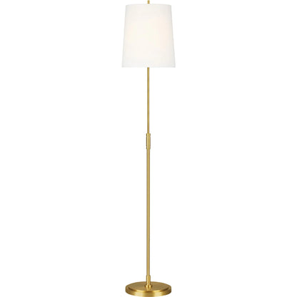 Beckham Classic Floor Lamp by Visual Comfort & Co. in burnished brass. Made from steel in a unique style.
