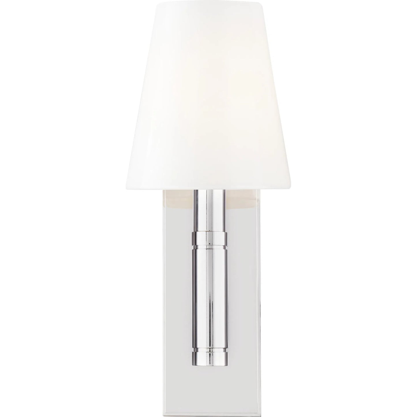 002 SI-2235834 | Primary Silo | Beckham Classic Rectangular Sconce by Visual Comfort & Co. in polished nickel. Made from steel in a unique style.