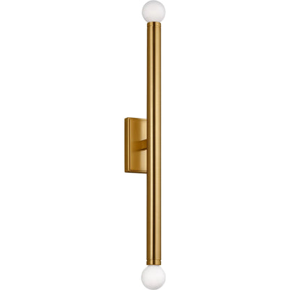 Beckham Modern Large Single Sconce by Visual Comfort & Co. in burnished brass. Made from steel in a unique style.