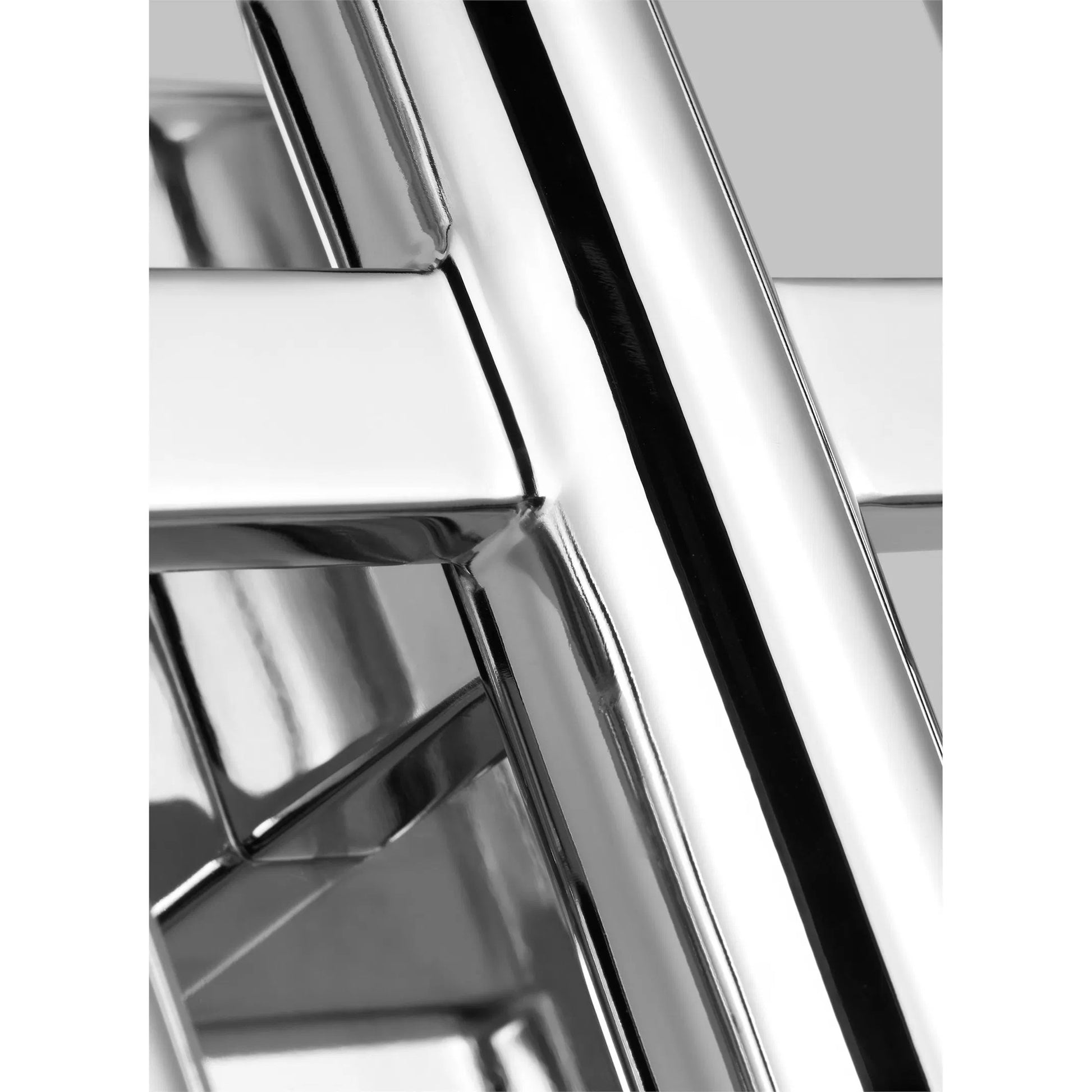 Beckham Modern Triple Sconce by Visual Comfort & Co. in polished nickel. Made from steel in a unique style.