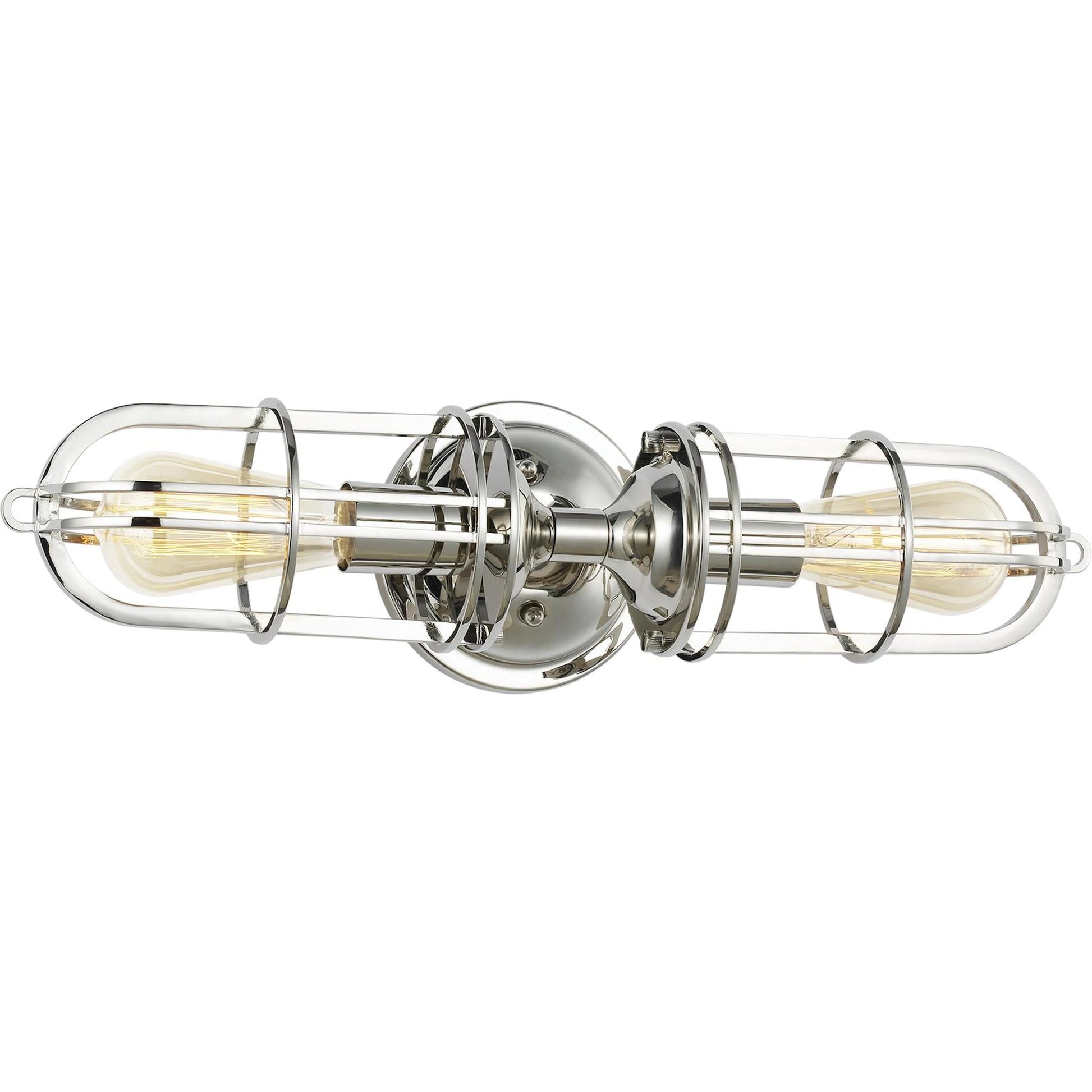 Urban Renewal 2-Light Sconce by Generation Lighting. Made from steel in a modern style.