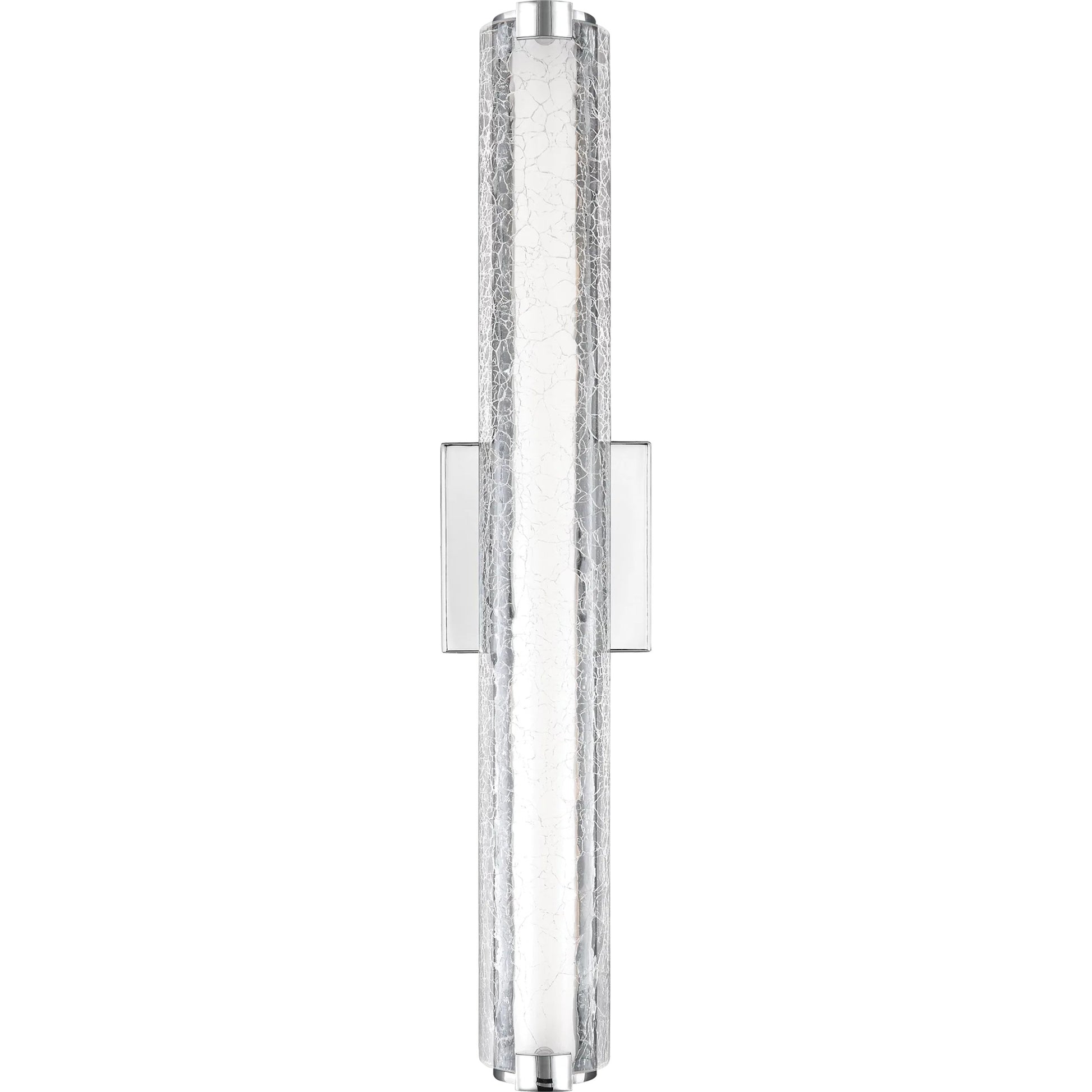 Cutler 24" Crackle Glass LED Vanity by Visual Comfort & Co.. Made from steel in a unique style.