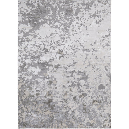 Micah Rug - 3336F by Feizy in silver, gray, white. Made from polyester, polypropylene in a unique style.