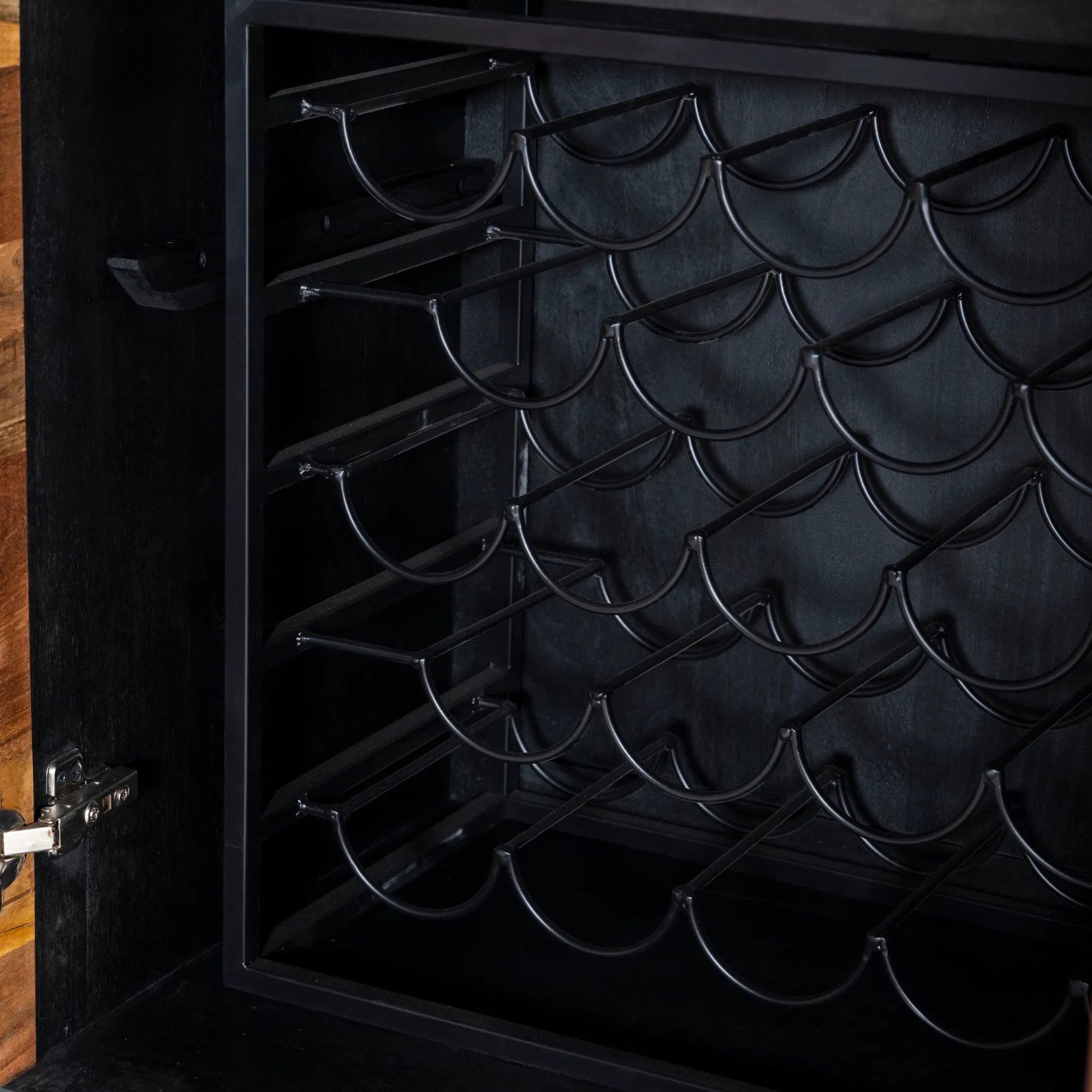 Tularosa 72" Bar Cabinet by World Interiors in brown and natural. Made from acacia wood in a cottage & farmhouse style.