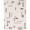 Light Beige, Dark Brown / 2' x 2'11"