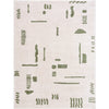 Light Beige, Grass Green / 2' x 2'11"