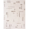 Light Beige, Medium Gray / 2' x 2'11"