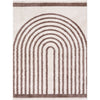 Light Beige, Dark Brown / 2' x 2'11"