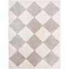 Light Beige, Medium Gray / 2' x 2'11"