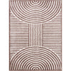 Light Beige, Dark Brown / 2' x 2'11"