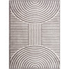 Light Beige, Charcoal / 2' x 2'11"