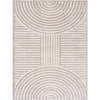 Light Beige, Medium Gray / 2' x 2'11"