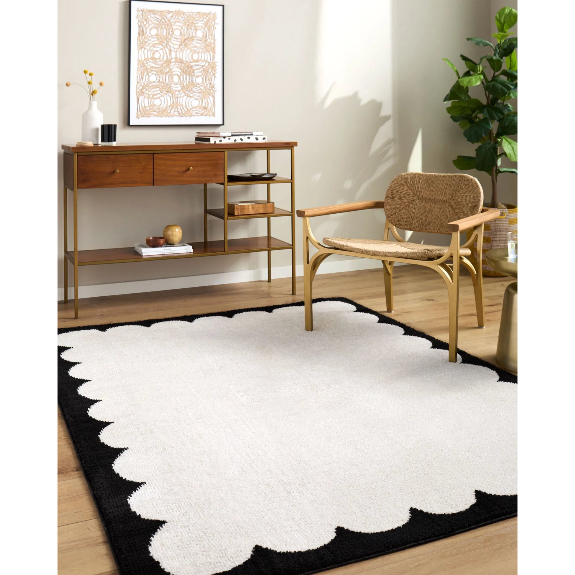 Fossay Shag FSG-2342 Rug by Livabliss. Made from polyester in a unique style.