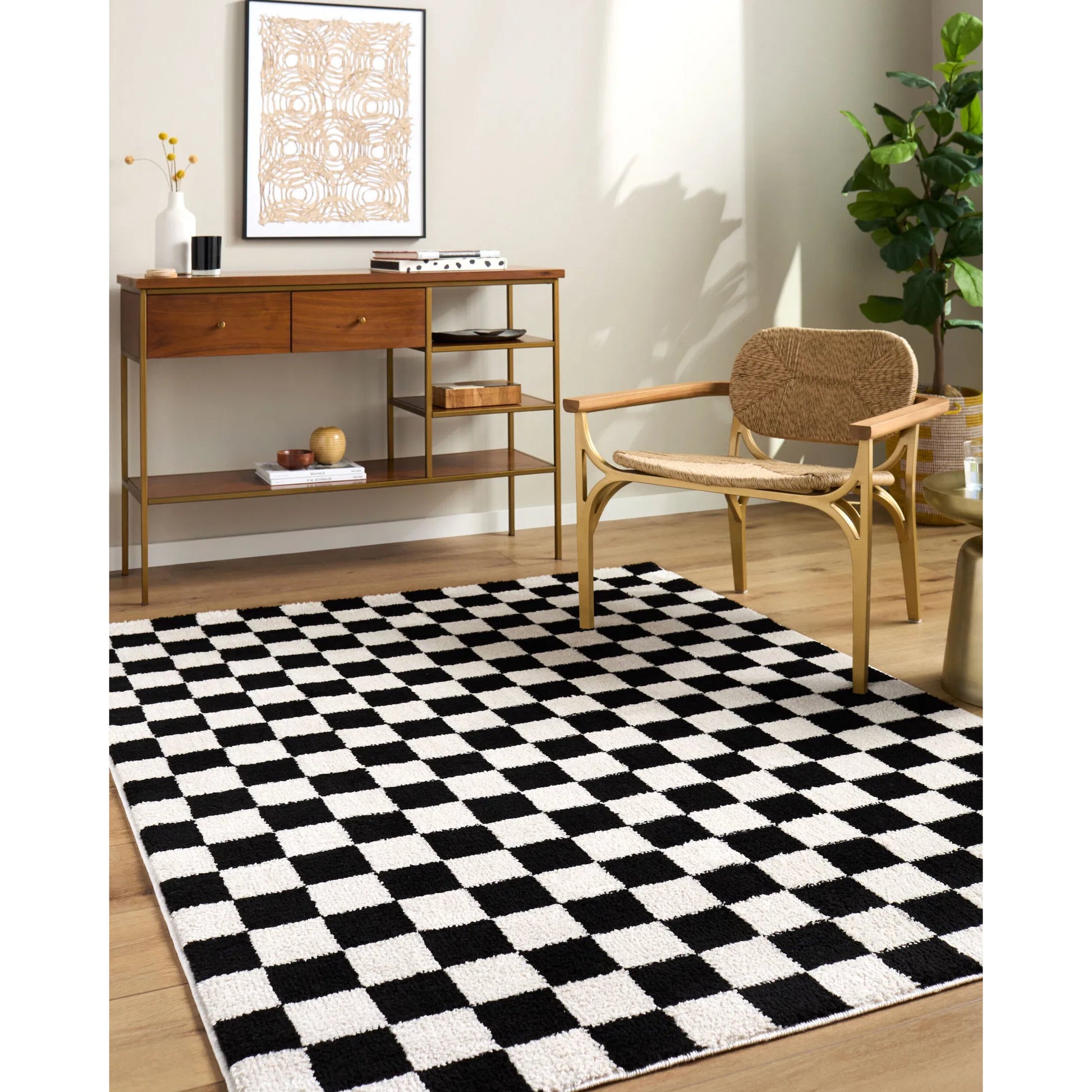 Fossay Shag FSG-2328 Rug by Livabliss. Made from polyester in a unique style.