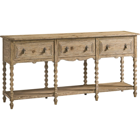 Sagehill Spindle-Leg Sideboard by Jonathan Charles in timberon grey oak. Made from oak in a unique style.