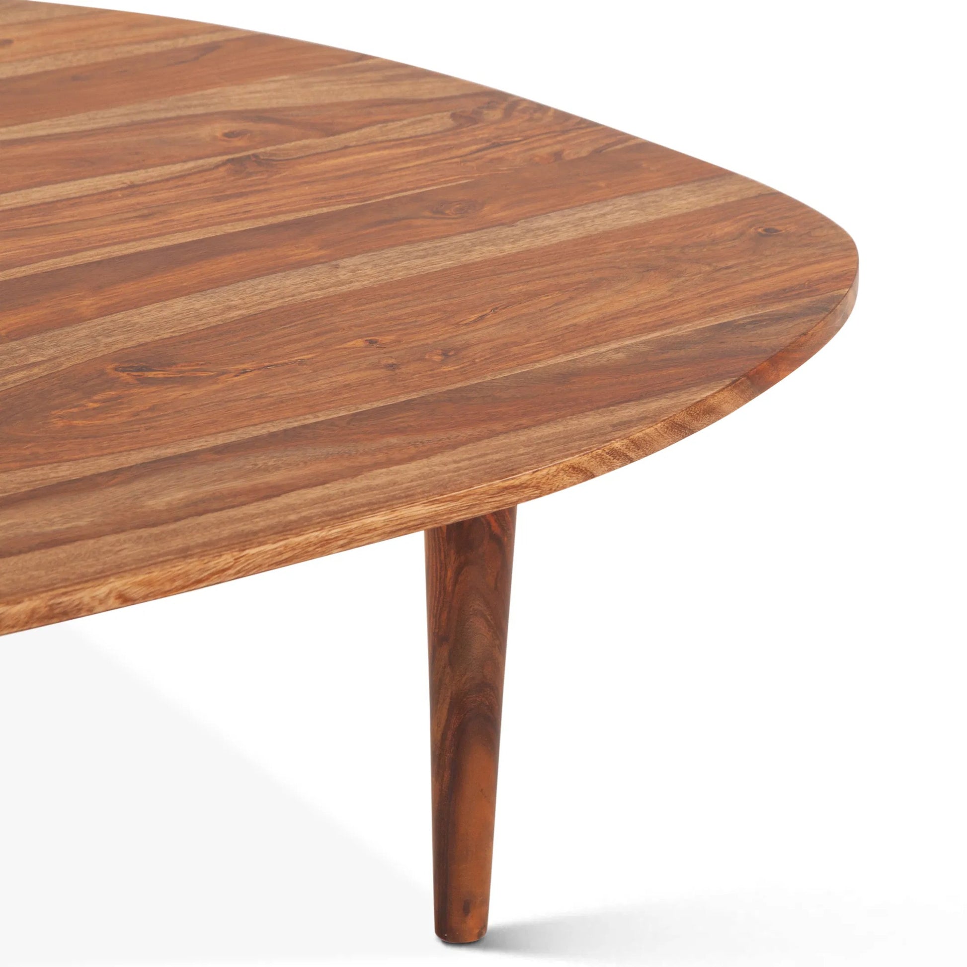 Arrey 37" Coffee Table by World Interiors in russett and natural. Made from sheesham wood in a transitional style.