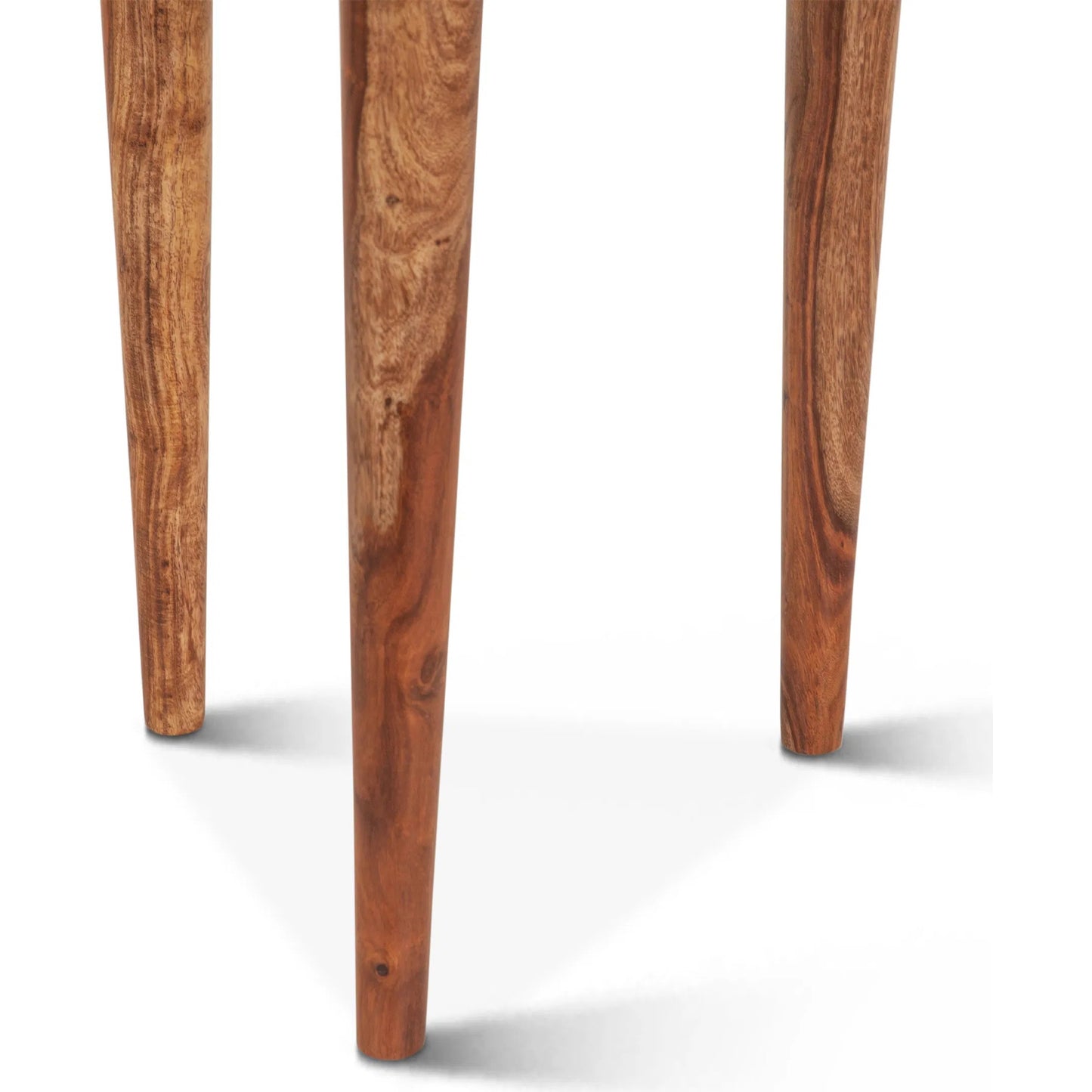 006 SI-2242736 | Closeup | Arrey 23" Side Table by World Interiors in russett and natural. Made from sheesham wood in a transitional style.