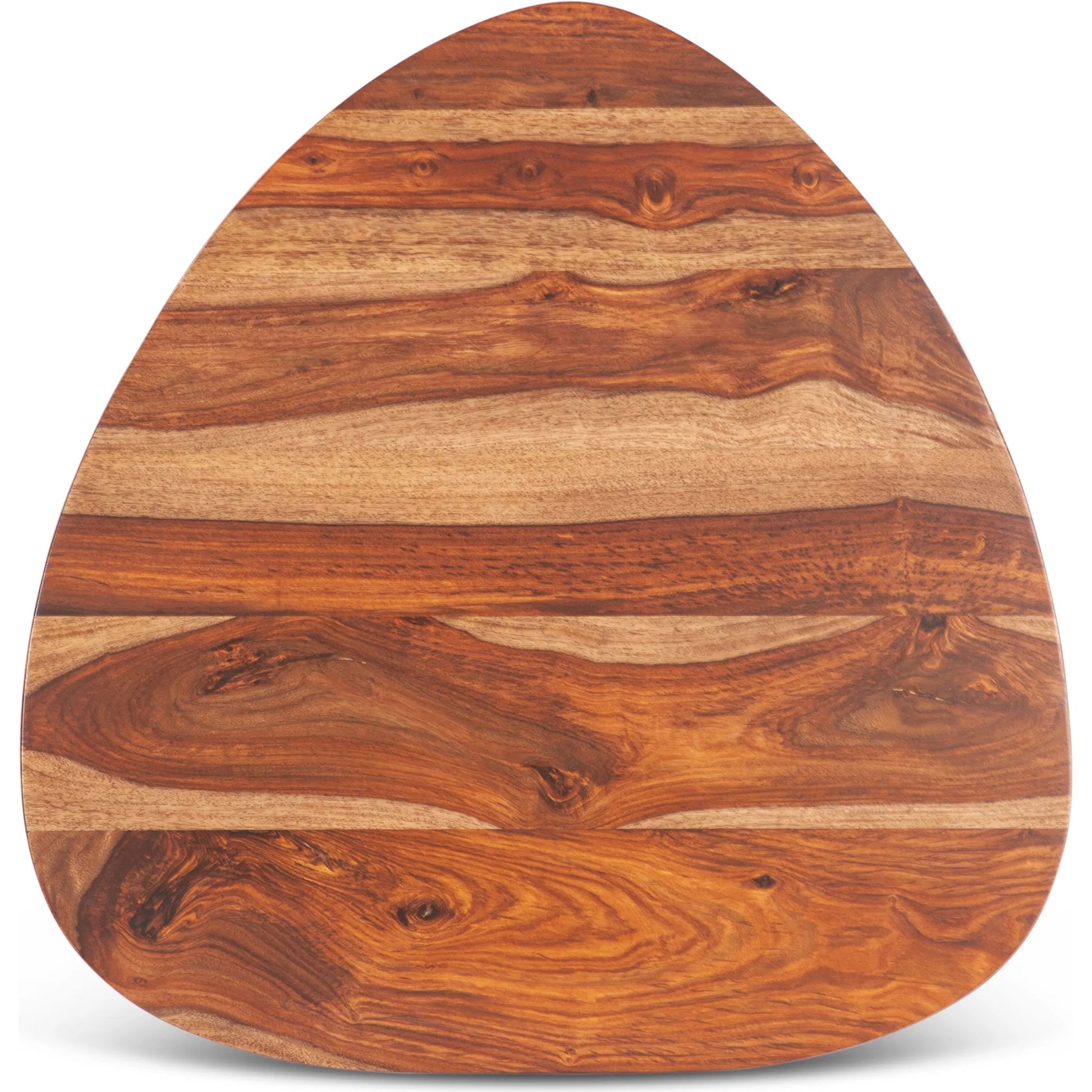 Arrey 23" Side Table by World Interiors in russett and natural. Made from sheesham wood in a transitional style.