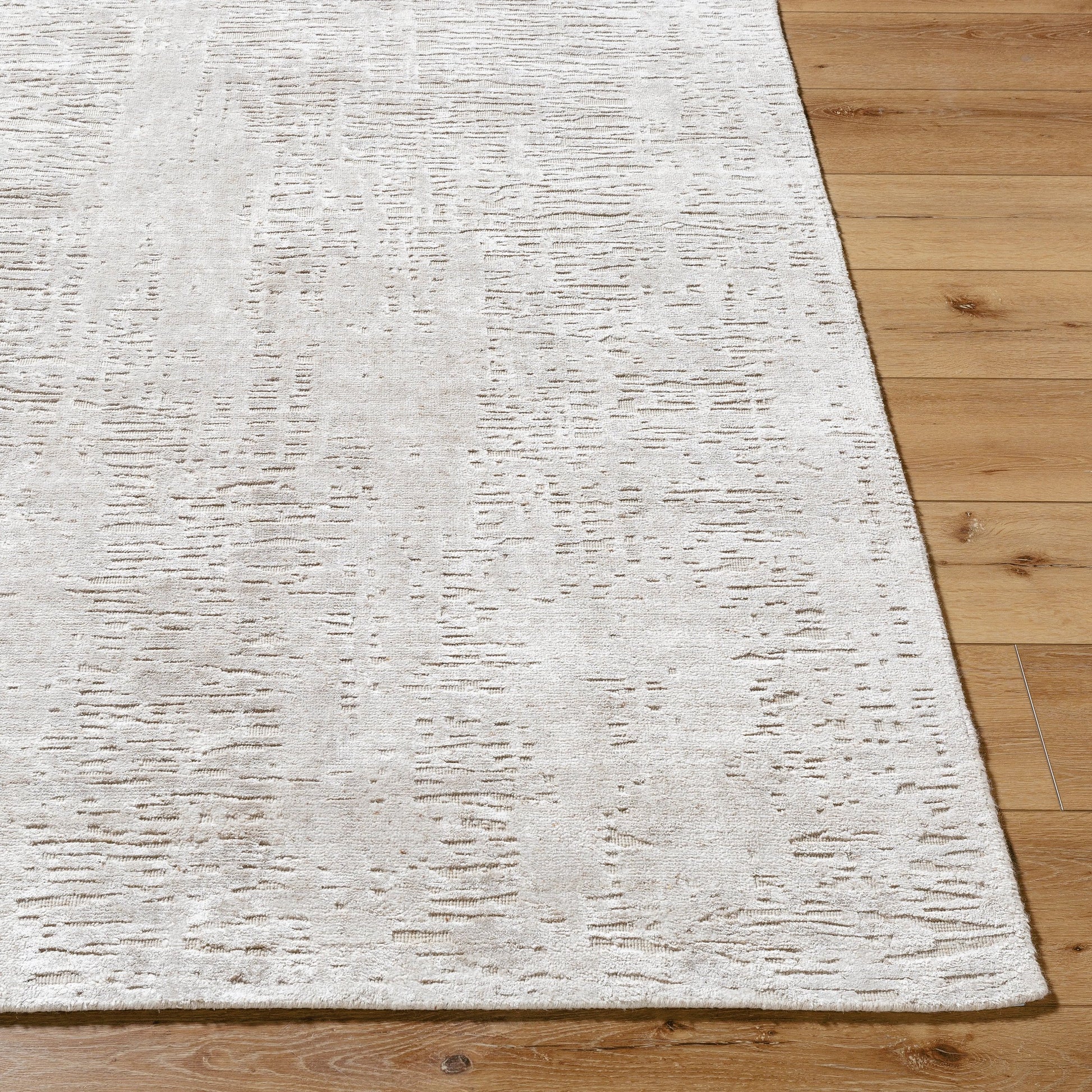 Finesse FSS-2303 Rug by Surya in light beige. Made from face: 65% wool, 35% viscose in a unique style.