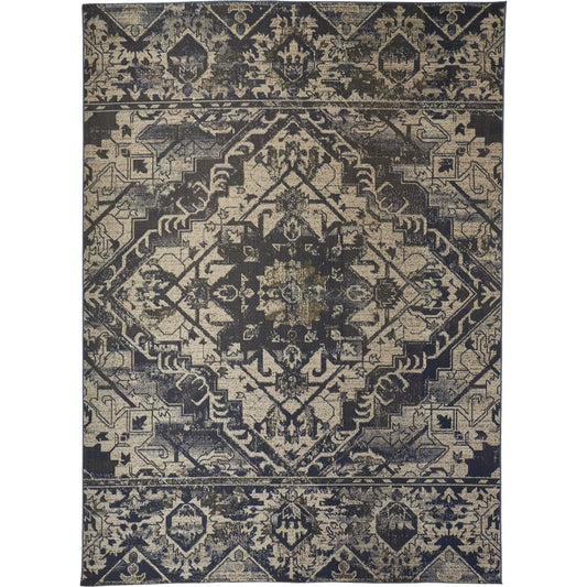 Foster Transitional Oriental Rug - 3760F by Feizy. Made from polypropylene in a unique style.