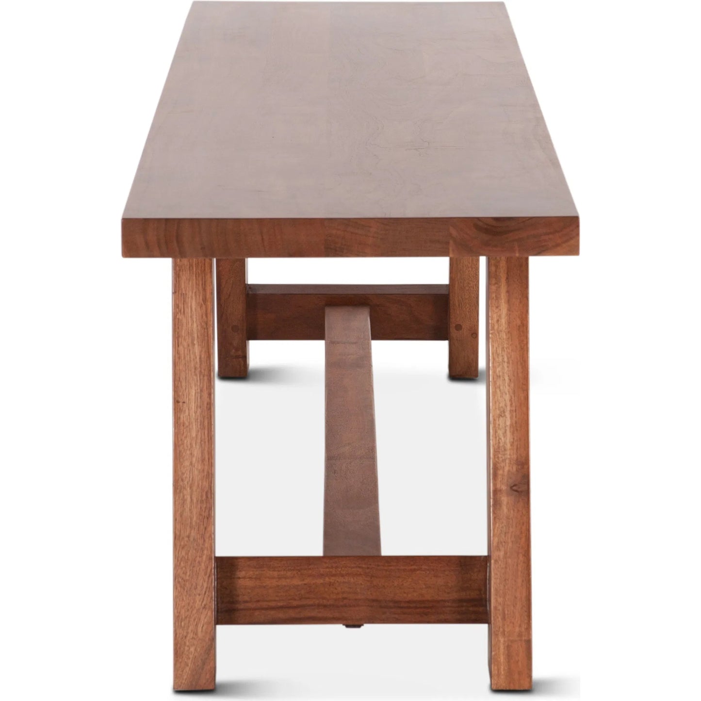 003 SI-2243079 | Additional Silo | Stavanger 80" Bench by World Interiors in brown and cinnamon brown. Made from acacia wood in a unique style.