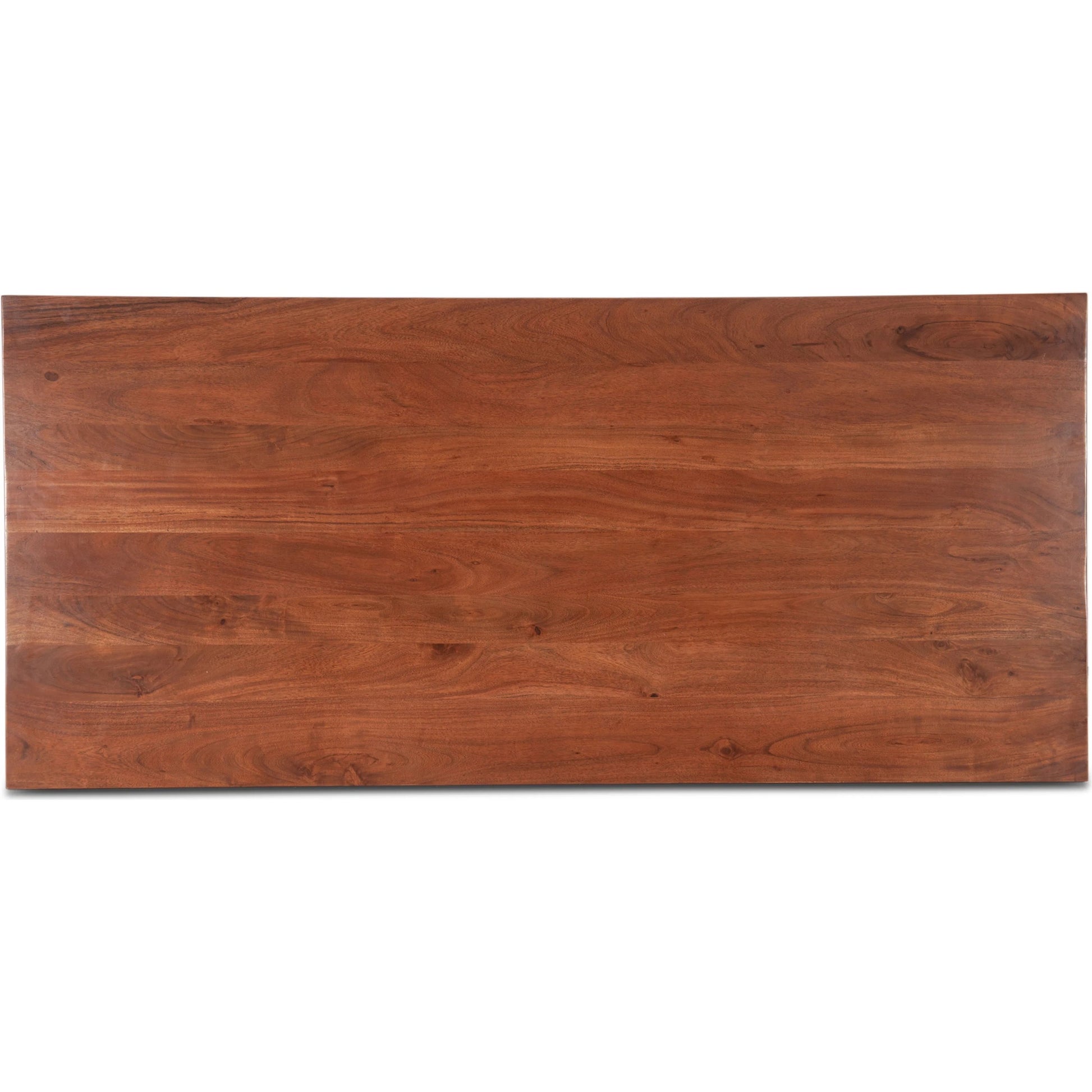 Stavanger 75" Gathering Table by World Interiors in browns and cinnamon brown. Made from acacia wood in a transitional style.
