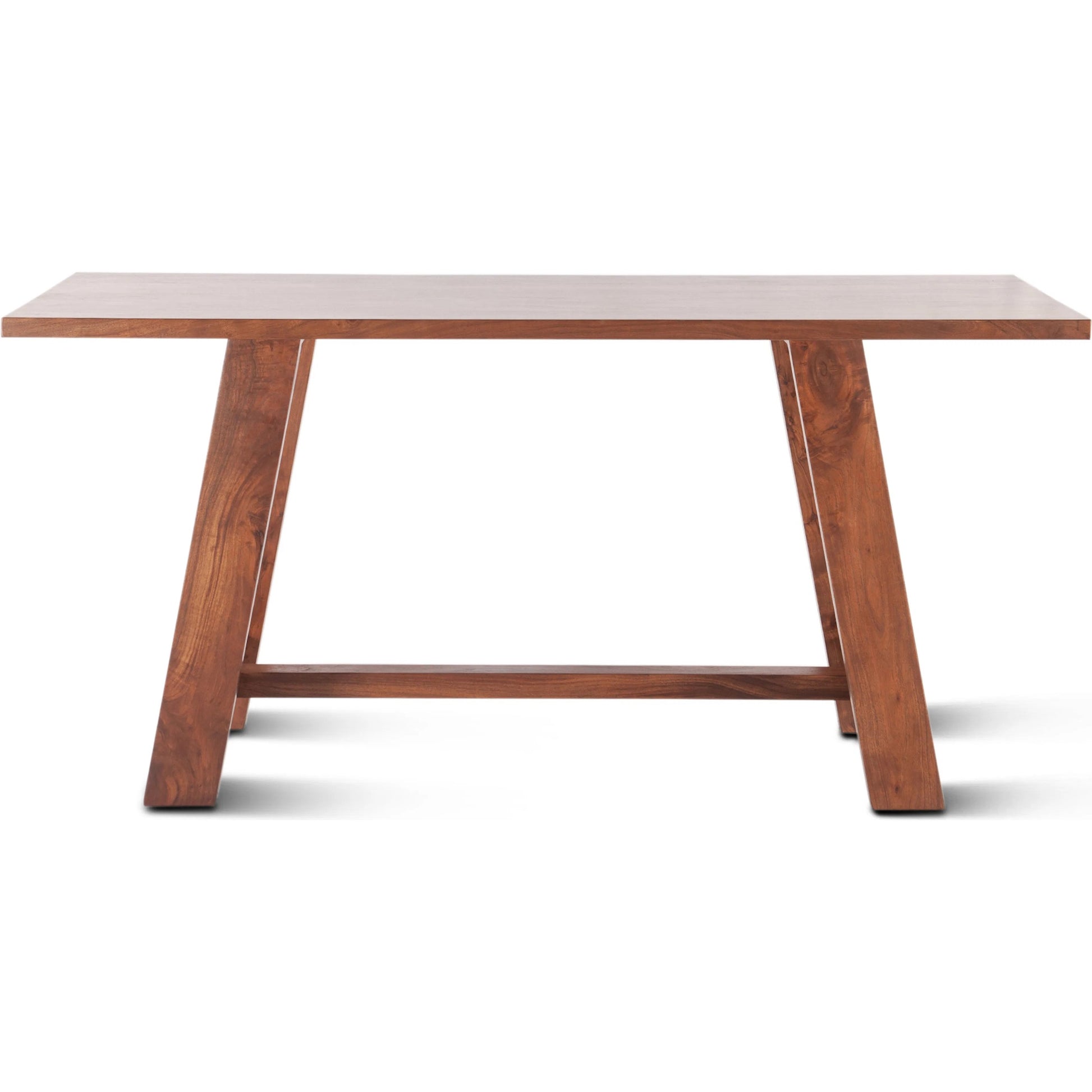 Rustic Revival 67" Adjustable Desk by World Interiors in brown and natural. Made from reclaimed hardwood reclaimed iron in a cottage & farmhouse style.