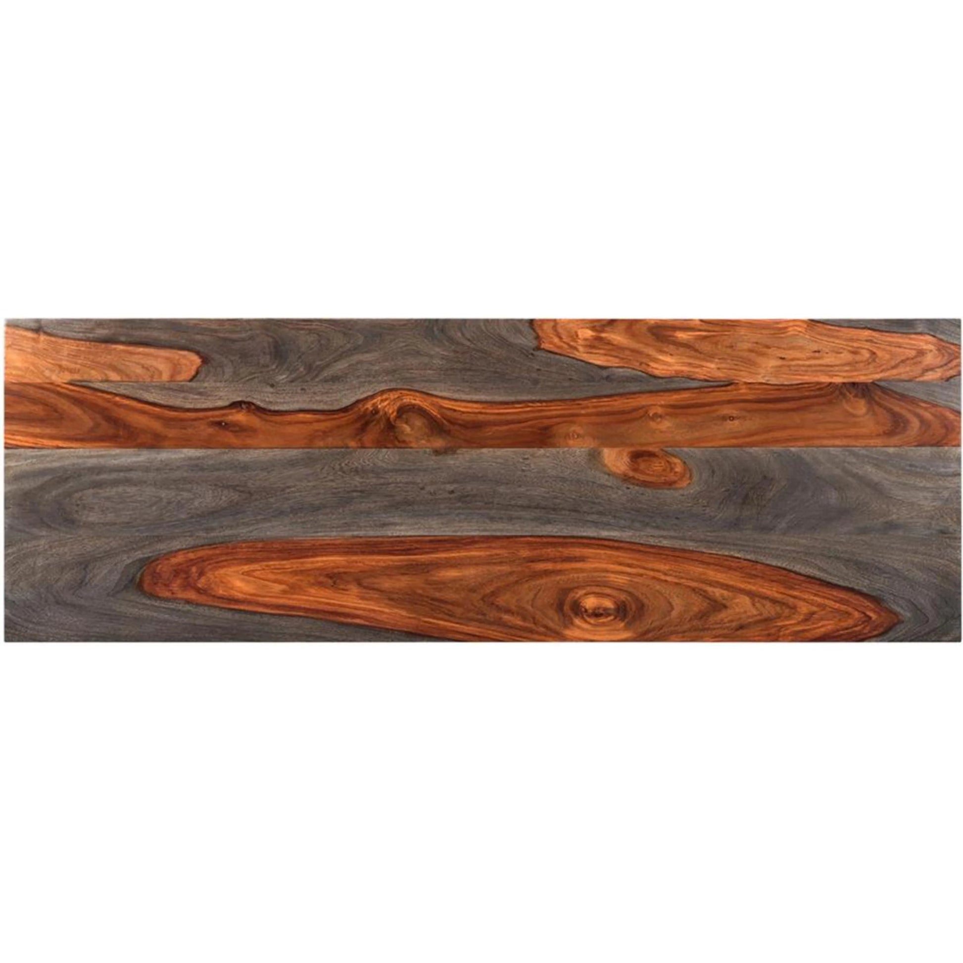 Summit Console Table by World Interiors in brown and gray and capri sheeesham. Made from sheesham wood, iron in a unique style.
