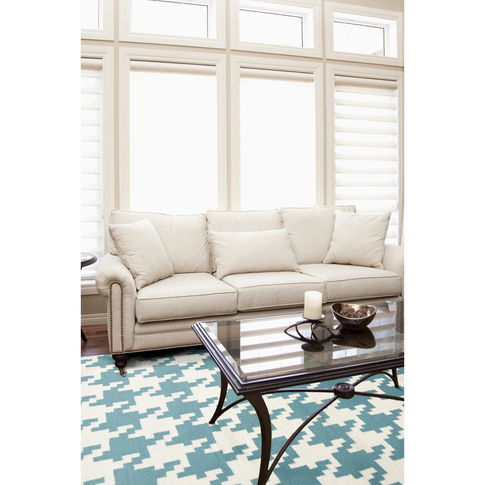 Frontier Rug - 76 by Surya in brick brown. Made from 100% wool in a unique style.