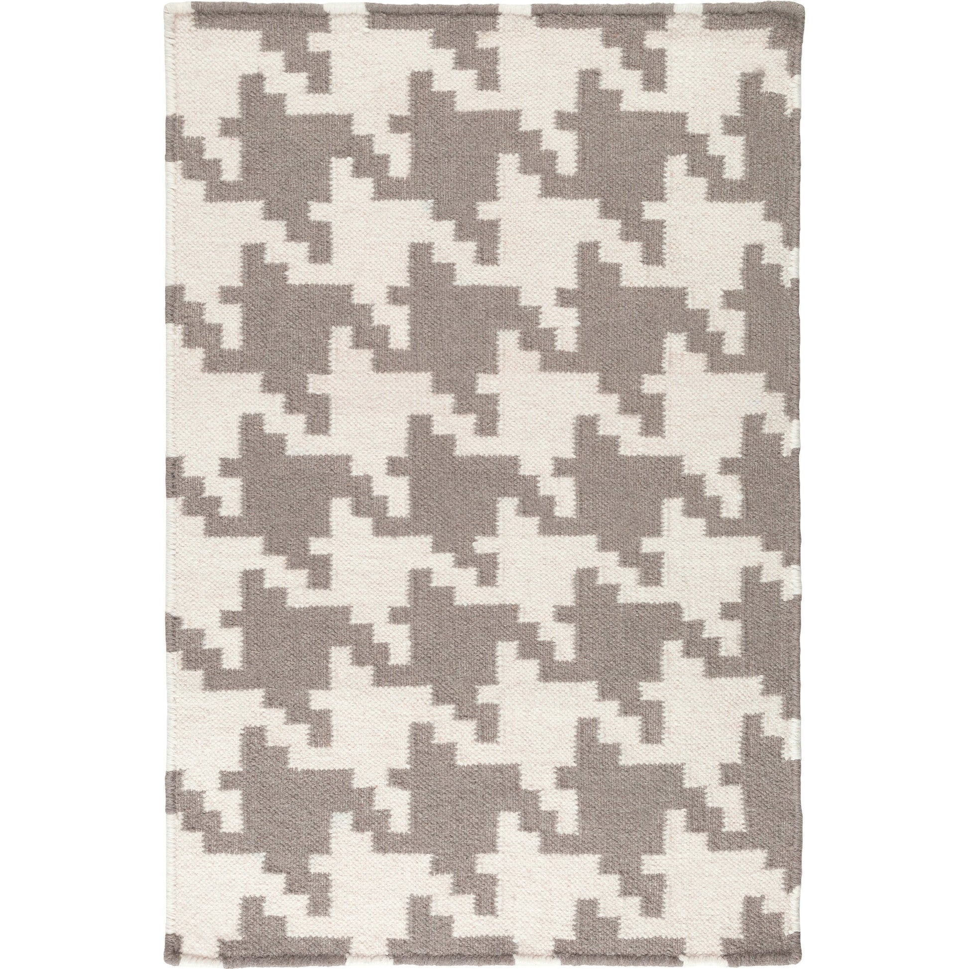 Frontier Rug - 76 by Surya in brick brown. Made from 100% wool in a unique style.