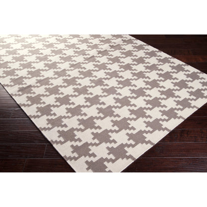Frontier Rug - 76 by Surya in brick brown. Made from 100% wool in a unique style.