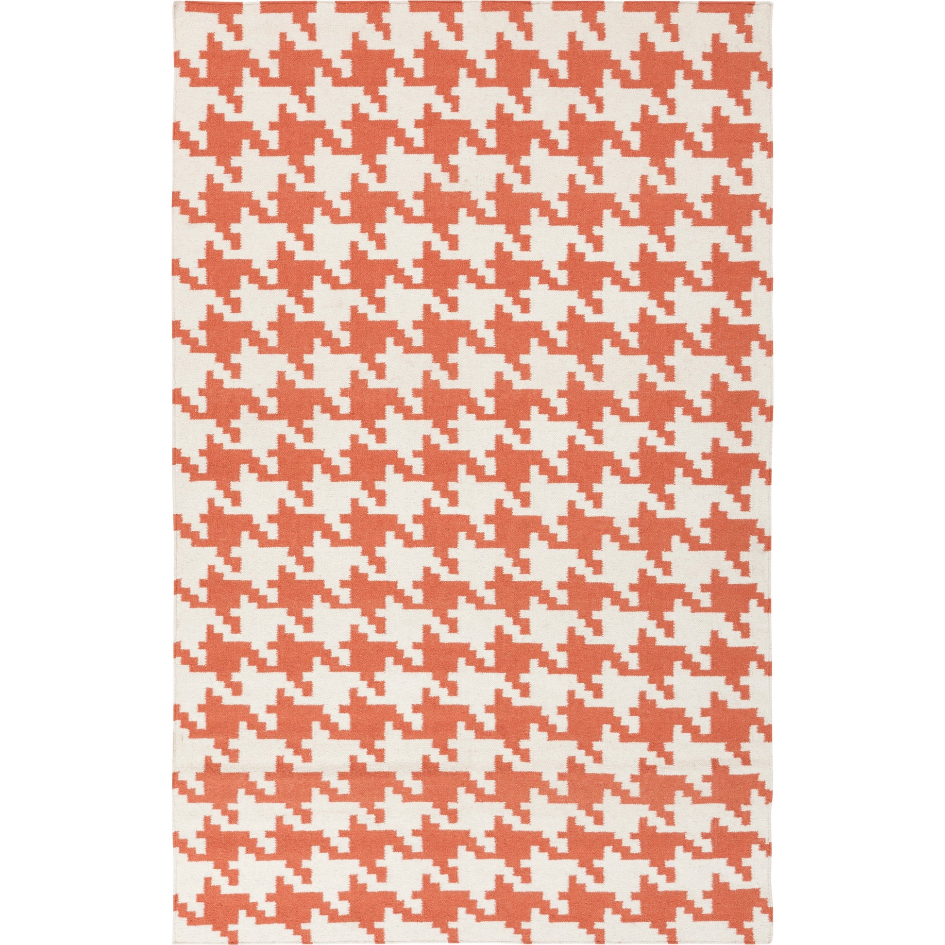 Frontier Rug - 76 by Surya in brick brown. Made from 100% wool in a unique style.