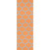 Orange, Gray / 2'6" x 8'