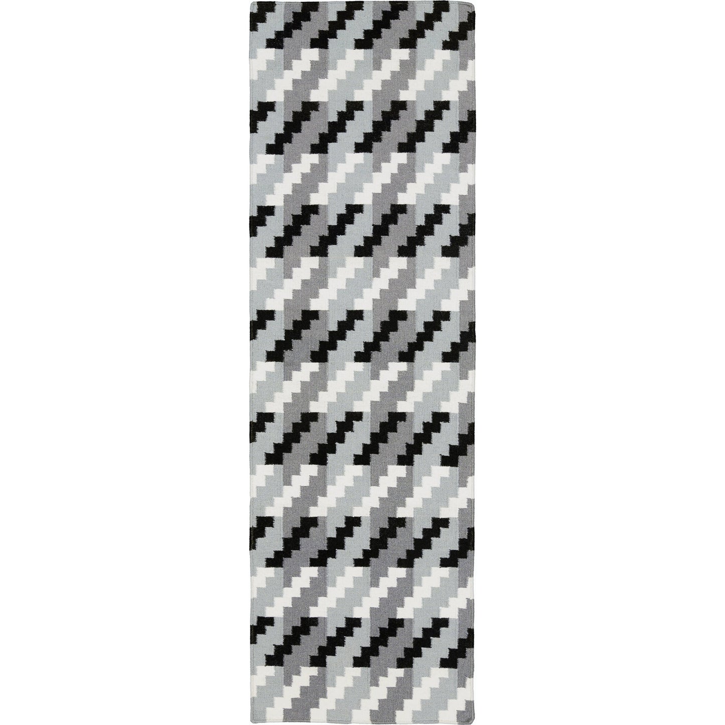 002 31733-3199 | Primary Silo | Frontier Rug - 1327 by Surya in slate, black, light beige. Made from 100% wool in a unique style.