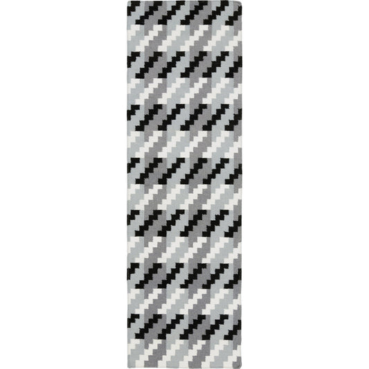 Frontier Rug - 1327 by Surya in slate, black, light beige. Made from 100% wool in a unique style.