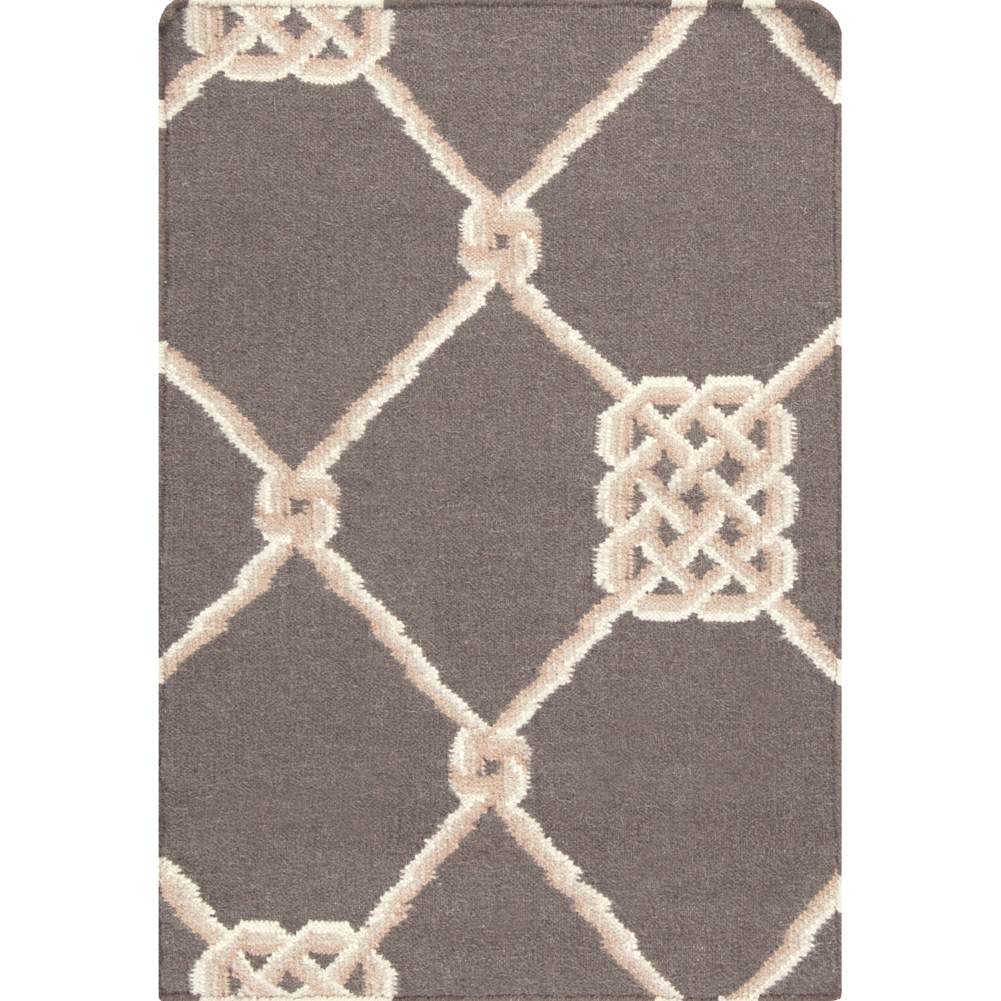 Frontier Rug - 617 by Surya in light beige, gray, charcoal, black. Made from 100% wool in a unique style.