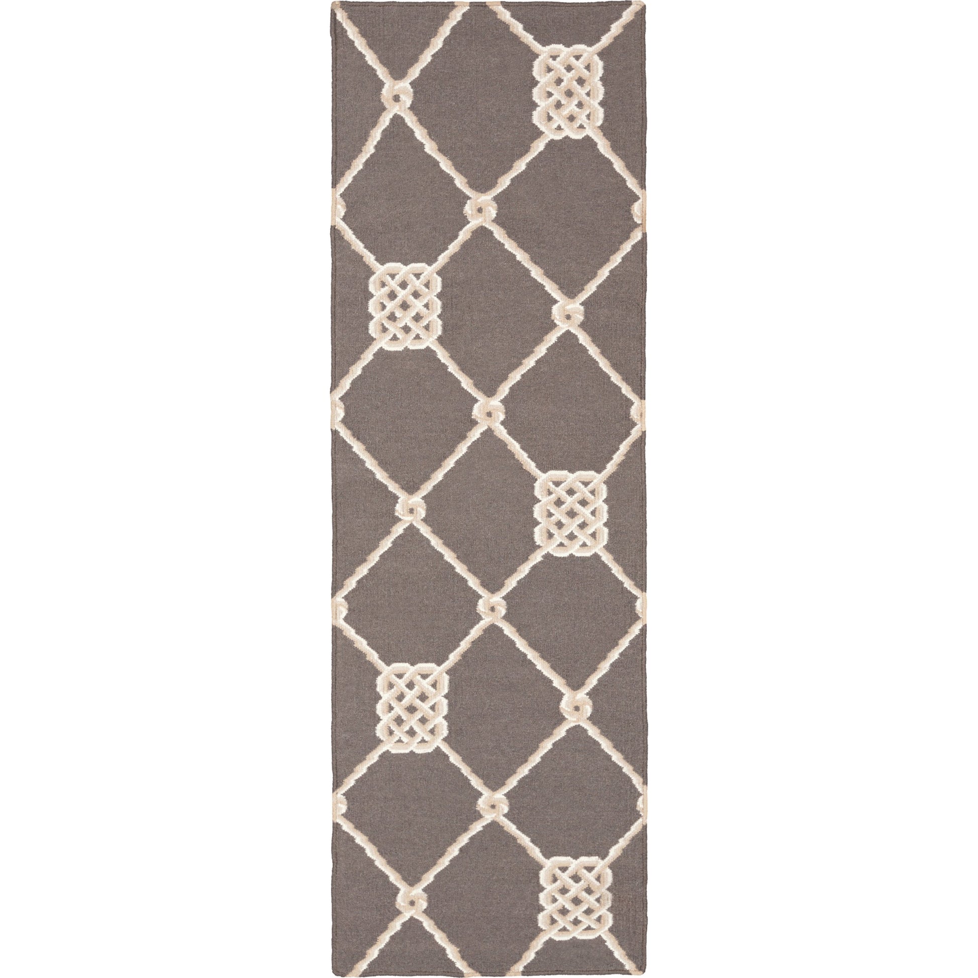 Frontier Rug - 617 by Surya in light beige, gray, charcoal, black. Made from 100% wool in a unique style.