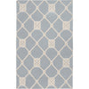 Pale Blue, Cream, Ivory / 2' x 3'