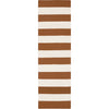 Ivory, Brown / 2'6" x 8'