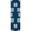 Navy, Light Beige / 2'6" x 8'