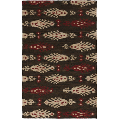Frontier Rug - 1329 by Surya in beige, light brown, dark brown, rust. Made from 100% wool in a unique style.