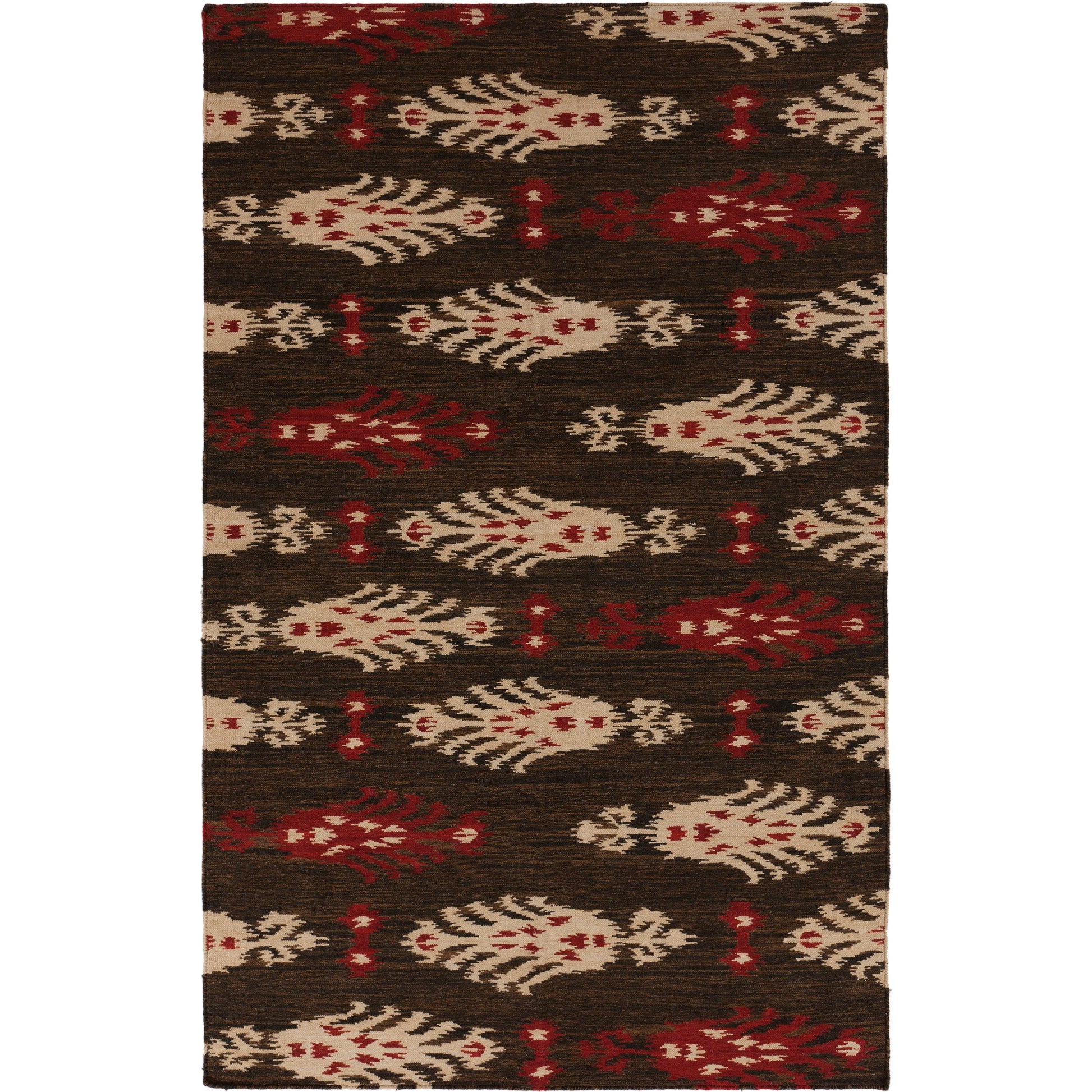 Frontier Rug - 1329 by Surya in beige, light brown, dark brown, rust. Made from 100% wool in a unique style.