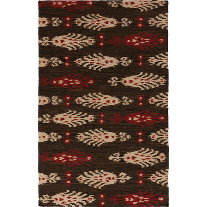 Frontier Rug - 1329 by Surya in beige, light brown, dark brown, rust. Made from 100% wool in a unique style.