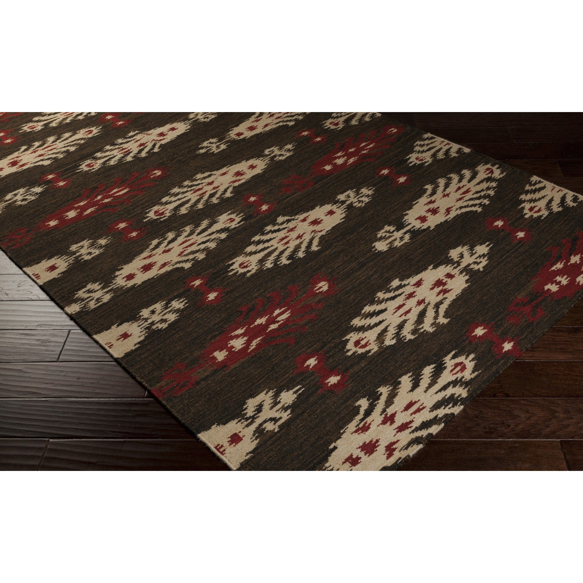 Frontier Rug - 1329 by Surya in beige, light brown, dark brown, rust. Made from 100% wool in a unique style.