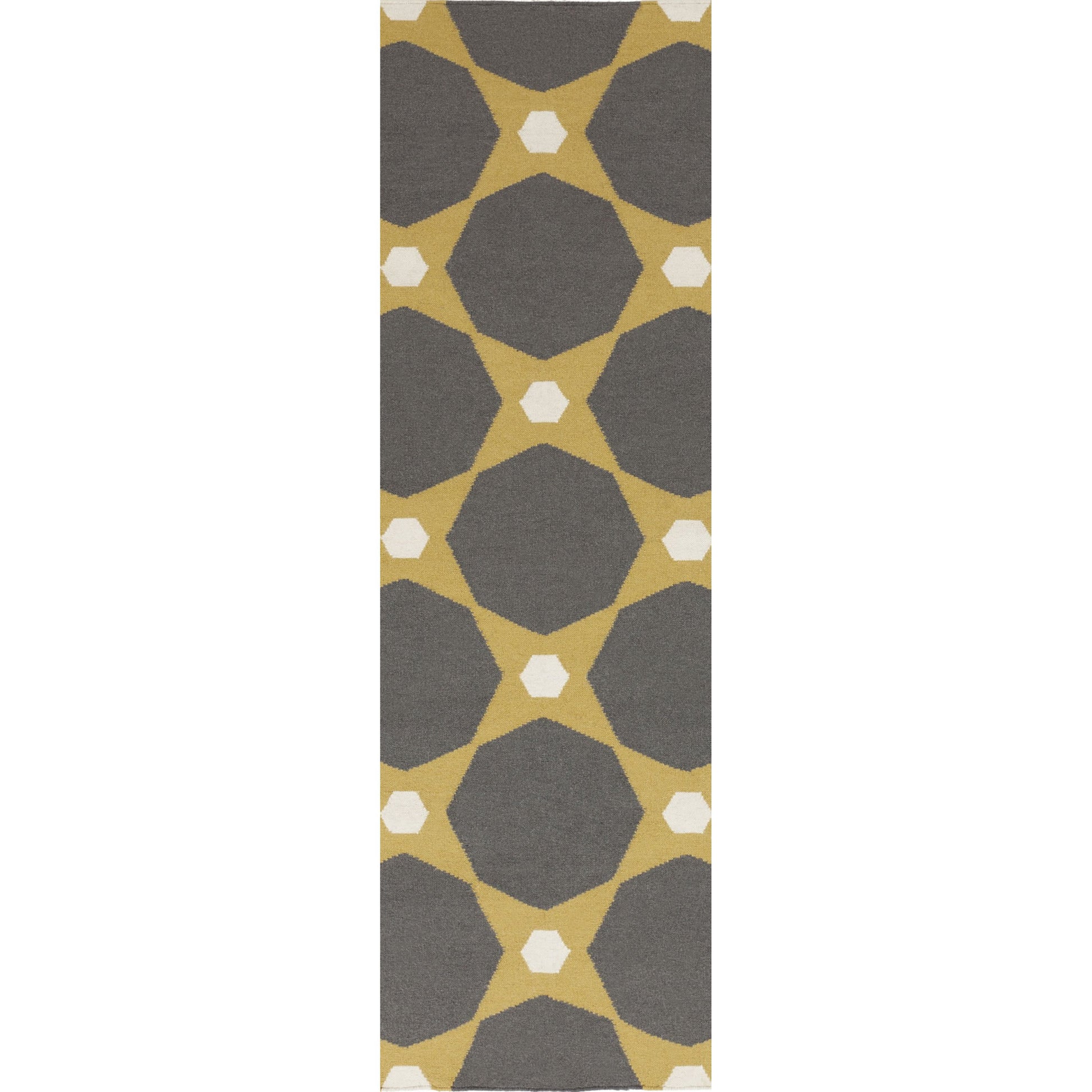 Frontier Rug - 623 by Surya in charcoal, mustard, cream. Made from 100% wool in a unique style.