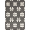 Pewter, Winter White / 2' x 3'