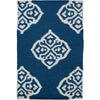 Navy, Ivory / 2' x 3'