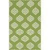 Grass Green, Ivory / 3'6" x 5'6"