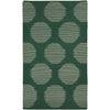 Medium Green, Light Beige / 2' x 3'