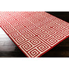 Red, Cream / 3'6" x 5'6"
